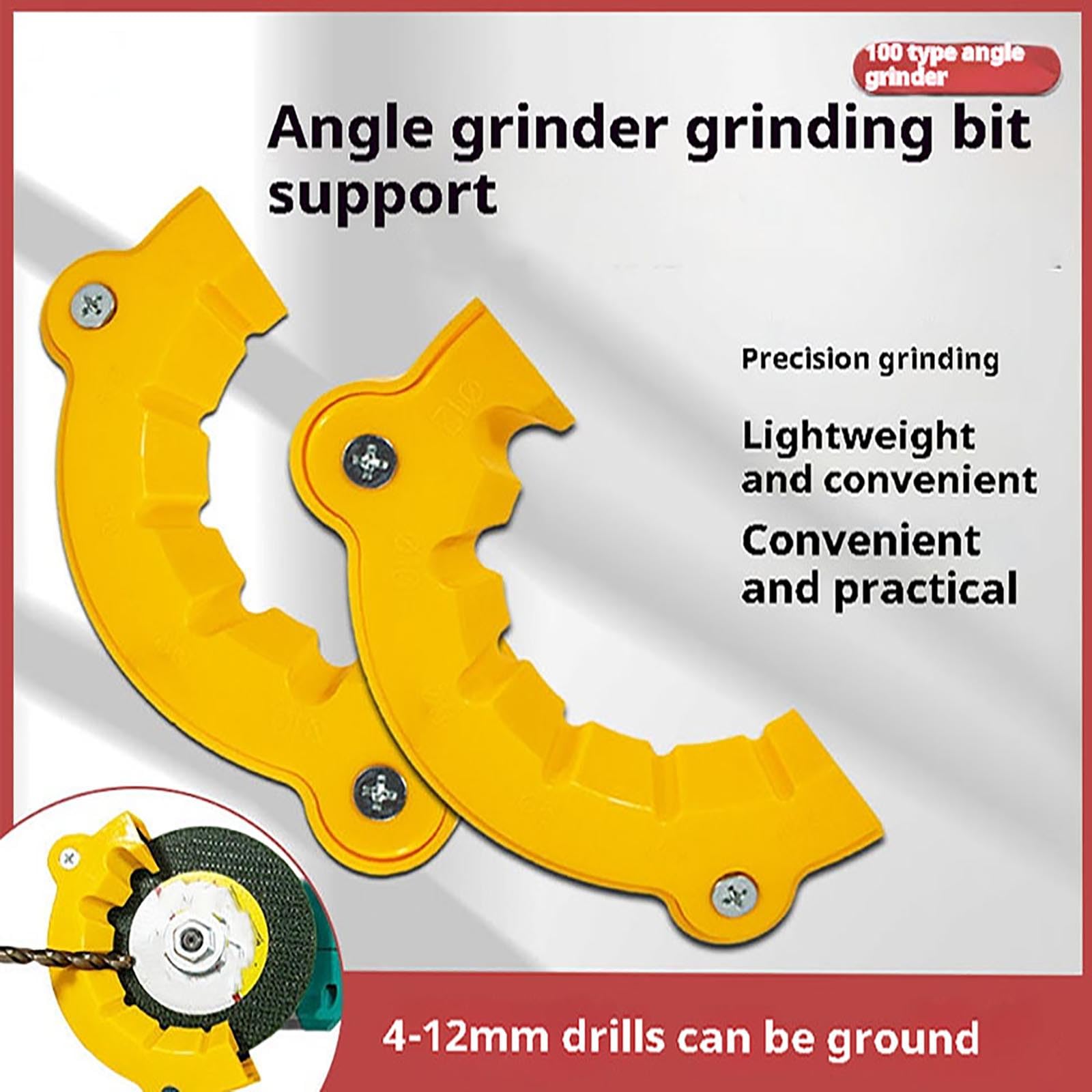 2025 New Drill Bit Sharpener - Multi-Specification Grinding Attachment for Angle Grinder | Professional Drill Bit Grinder & Sharpener Tool (1PC) | Perfect for DIY Projects, Metalworking & Woodworking