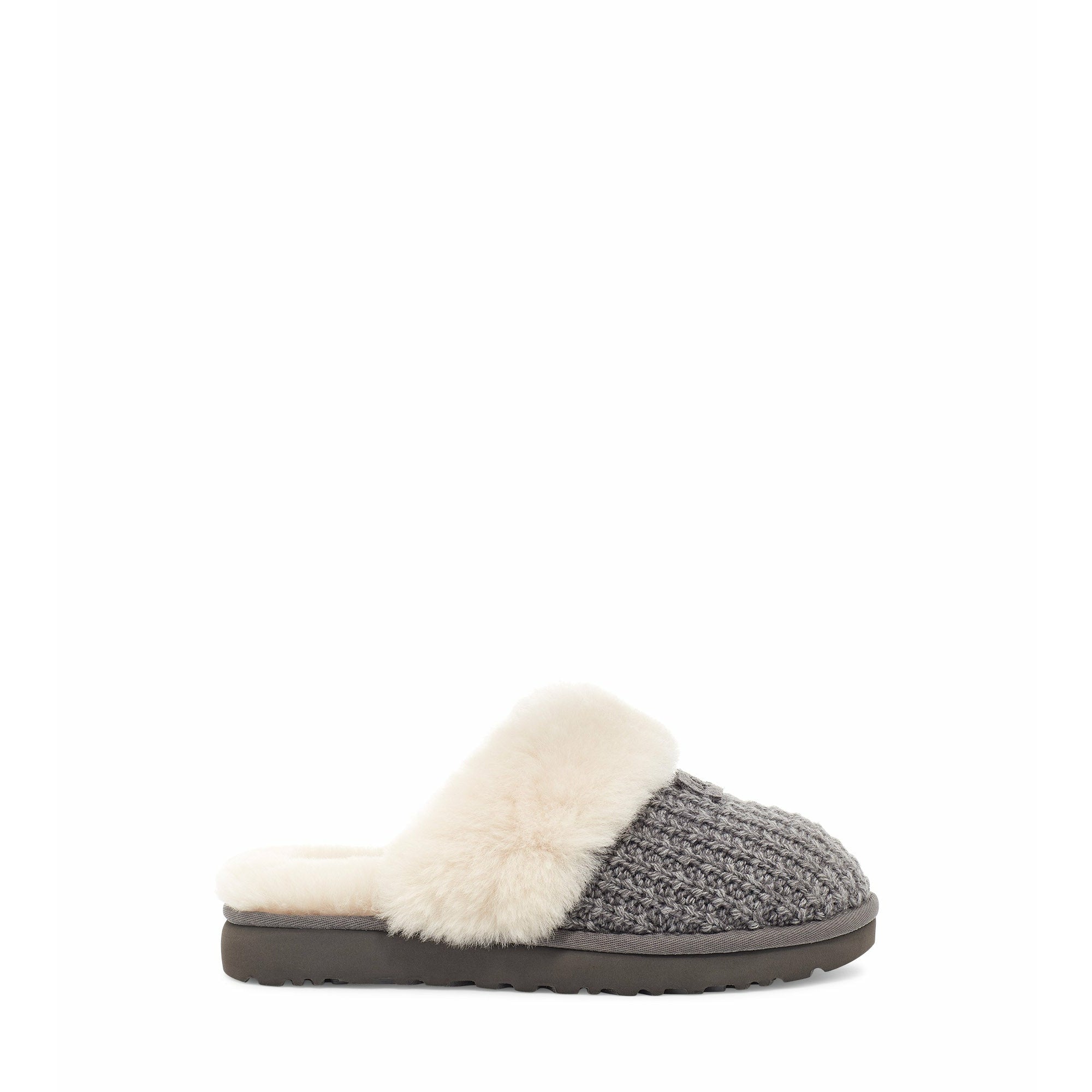 UGG Women's Cozy Slippers - Soft Fleece Lined House Shoes for Winter, Warm Indoor/Outdoor Slide Slippers for Women - Perfect for Home, Lounge & Cold Weather Comfort (Charcoal)