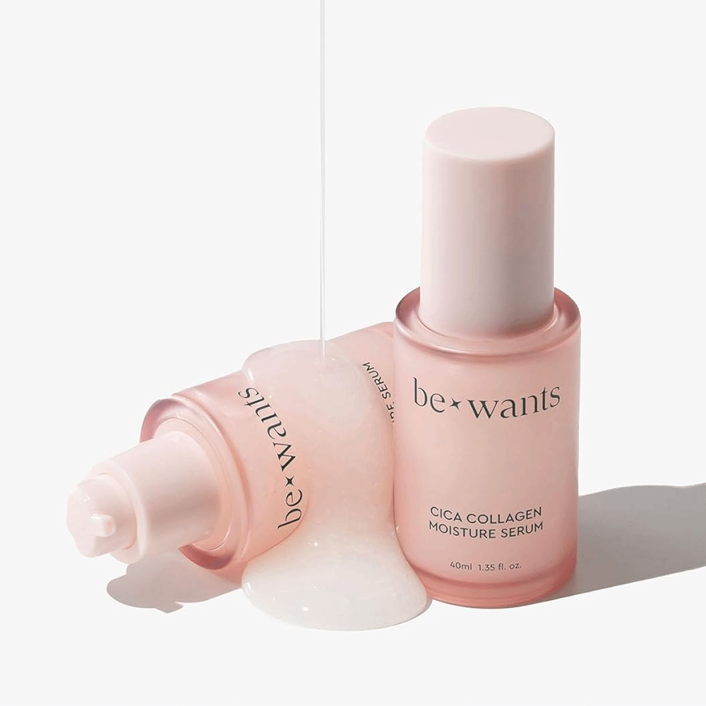 Bewants Cica Collagen Moisture Serum 40ml - Hydrating & Anti-Aging Face Serum for Dry Skin - Perfect for Daily Skincare Routine & Night Repair