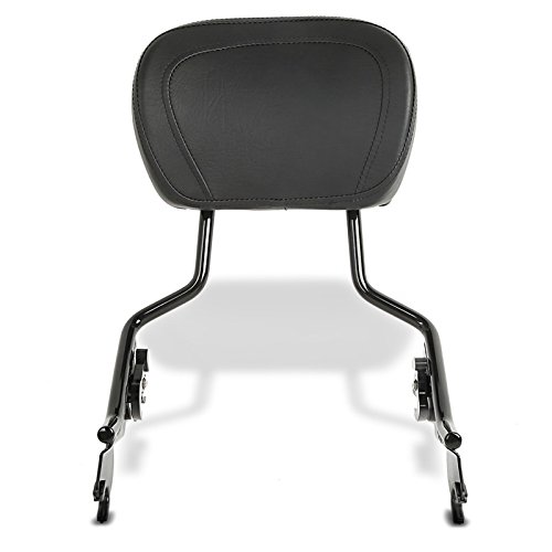 Harley Davidson Road King Classic 09-13 Sissy Bar with Luggage Rack & Sidecase Inner Bags | Heavy Duty Black Motorcycle Backrest | Perfect for Long Rides & Touring Accessories
