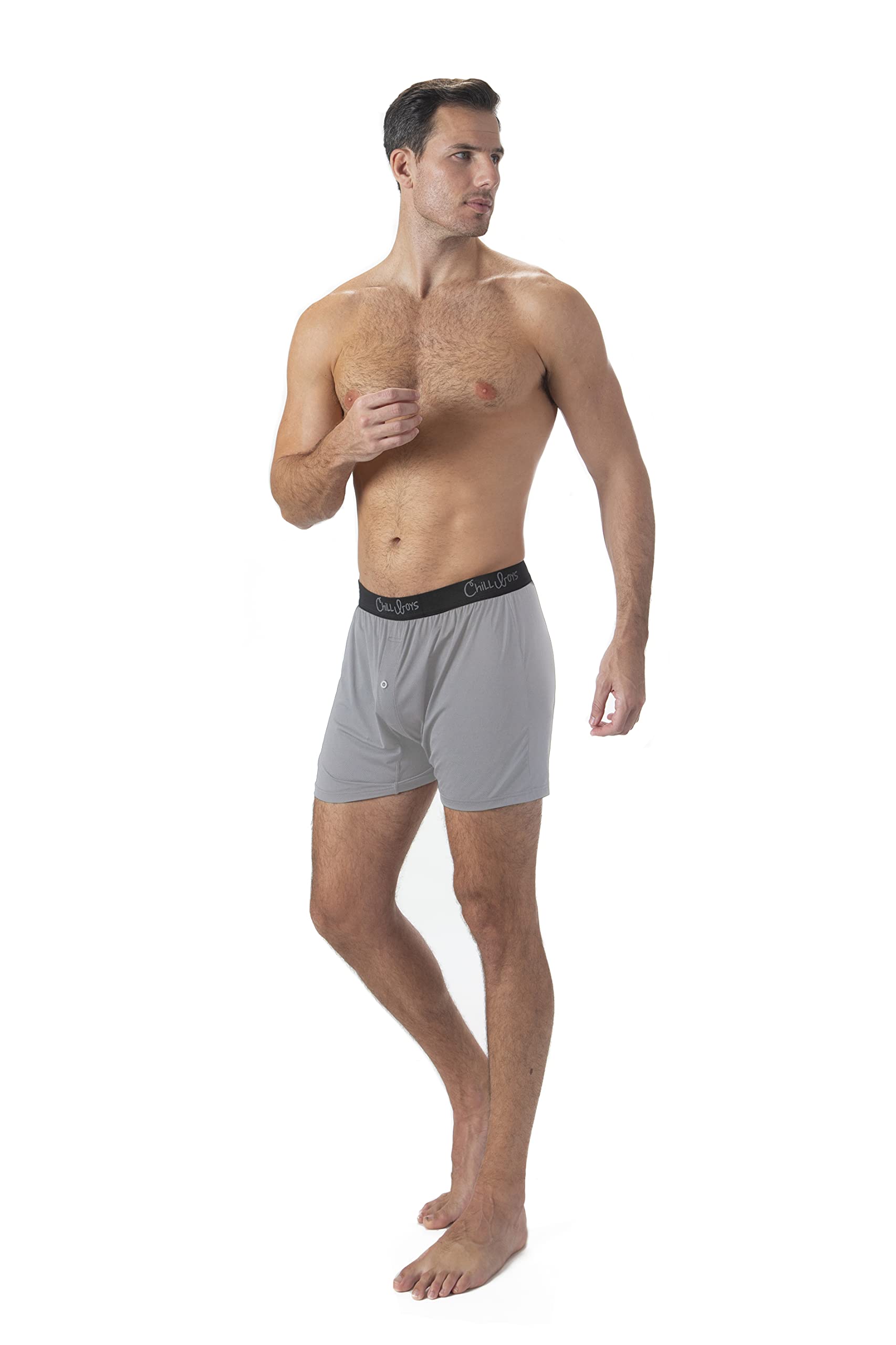 Chill Boys Performance Boxer Briefs 3-Pack - Moisture Wicking Men's Underwear for Active Lifestyle | Comfortable & Breathable Boxer Shorts for Workout, Sports & Everyday Wear