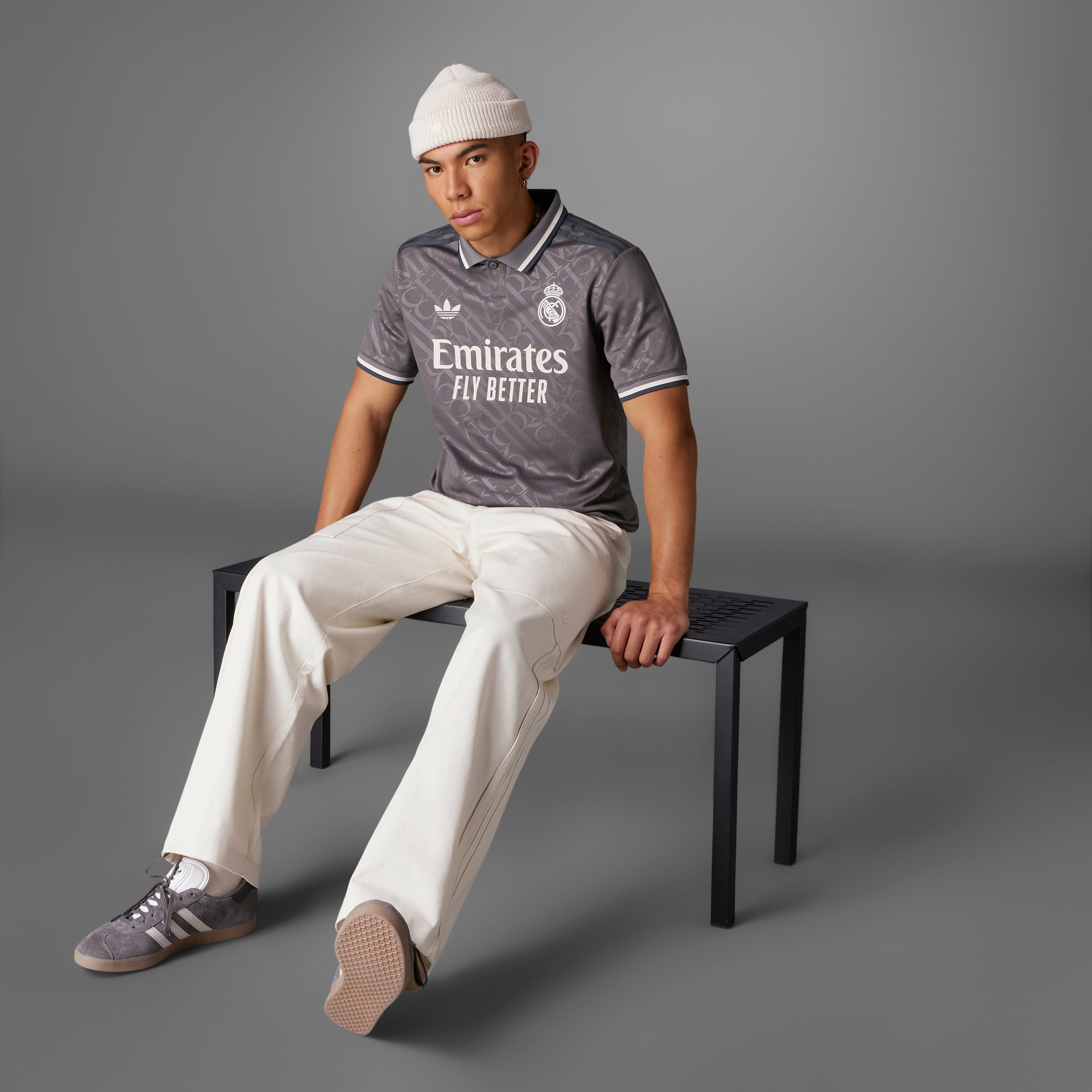 Adidas Real Madrid 24/25 Third Short Sleeve Jersey - Authentic Football Shirt for Fans & Players - Perfect for Matchdays, Training & Casual Wear