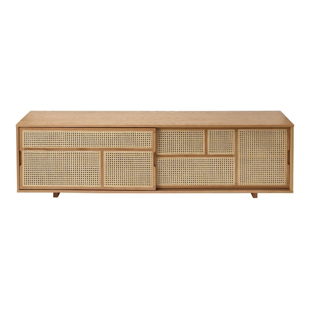 Modern Air Sideboard with Storage - Low Profile Design for Small Spaces | Perfect for Living Room, Bedroom, or Entryway Organization