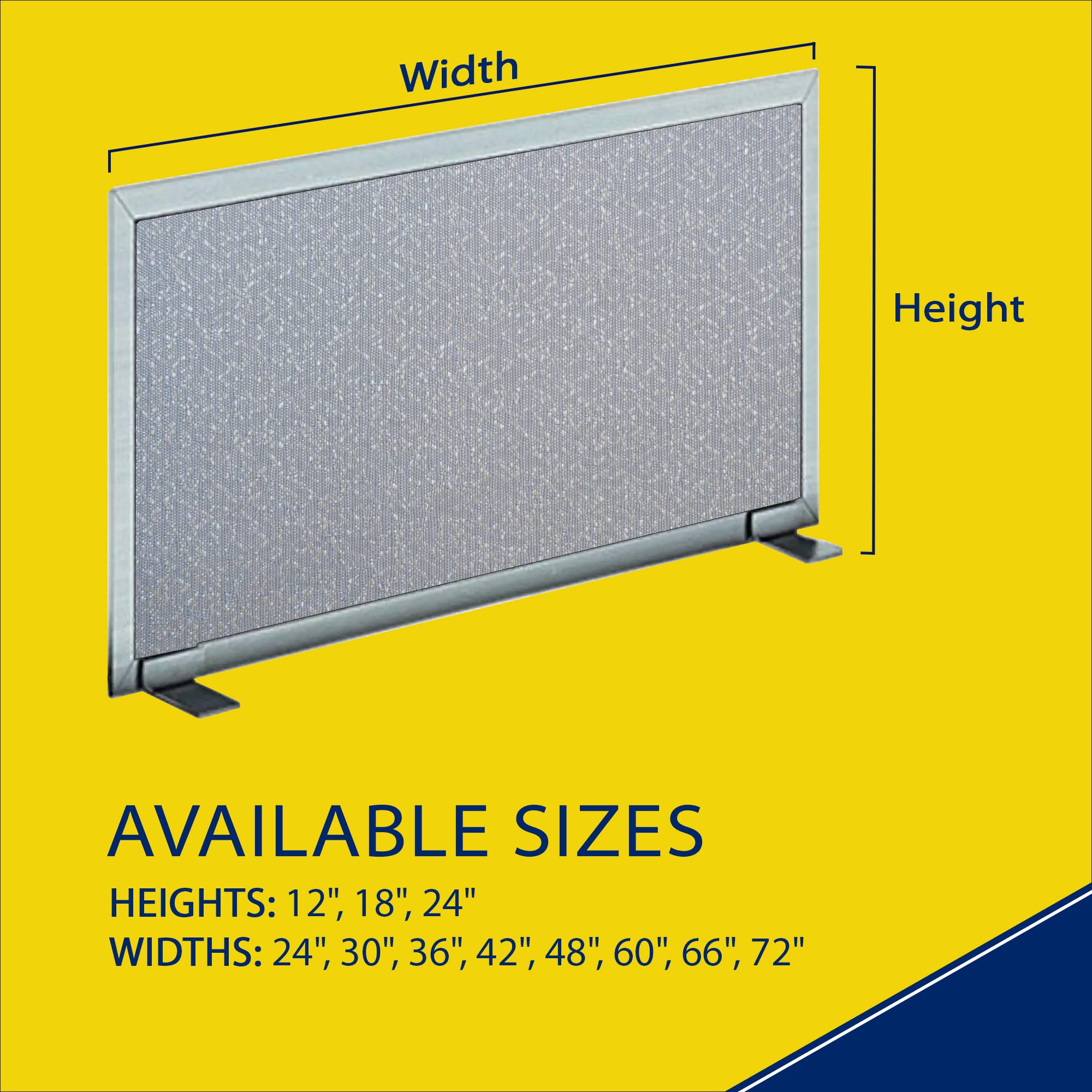 Acoustical Free Standing Privacy Screen - 18
