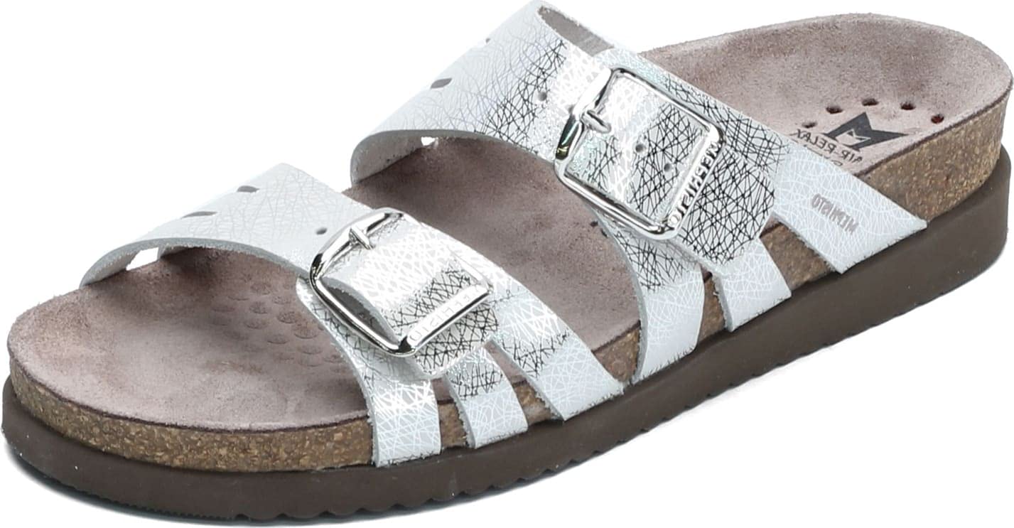 Mephisto Women's Helisa Comfortable Leather Sandals - Breathable Arch Support for Walking, Travel & Summer Outfits