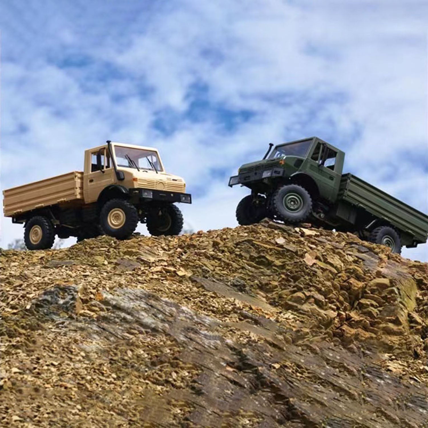 1/12 LDRC P06 4WD Remote Control Crawler Off-Road Vehicle - 2-Speed Rock Climber RC Truck with 15KM/H Speed & USB Charging (RTR) - Perfect for Kids Outdoor Play, Backyard Adventures & Off-Road Racing