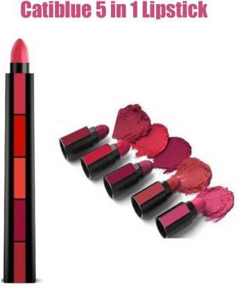 KAARM Professional 6-Piece Waterproof Makeup Set - Eyeliner, Mascara, Eyebrow Pencil, Lipstick, Sketch Eyeliner & Kajal | Long-Lasting Matte Finish | Perfect for Daily Use, Parties & Special Occasions