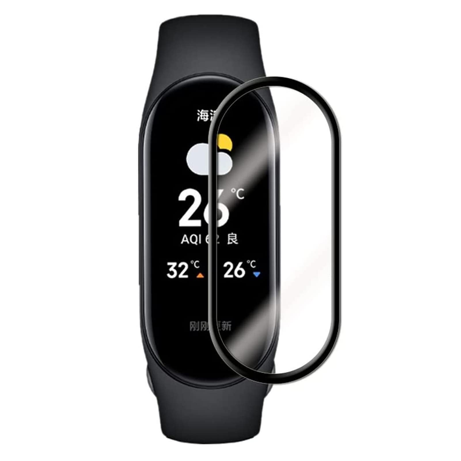 Xiaomi Band 7 Screen Protector - 0.33mm Ultra Thin PMMA Film, Anti-Scratch HD Clear Touch Screen Protector for Men & Women - Perfect for Workouts, Swimming & Daily Use