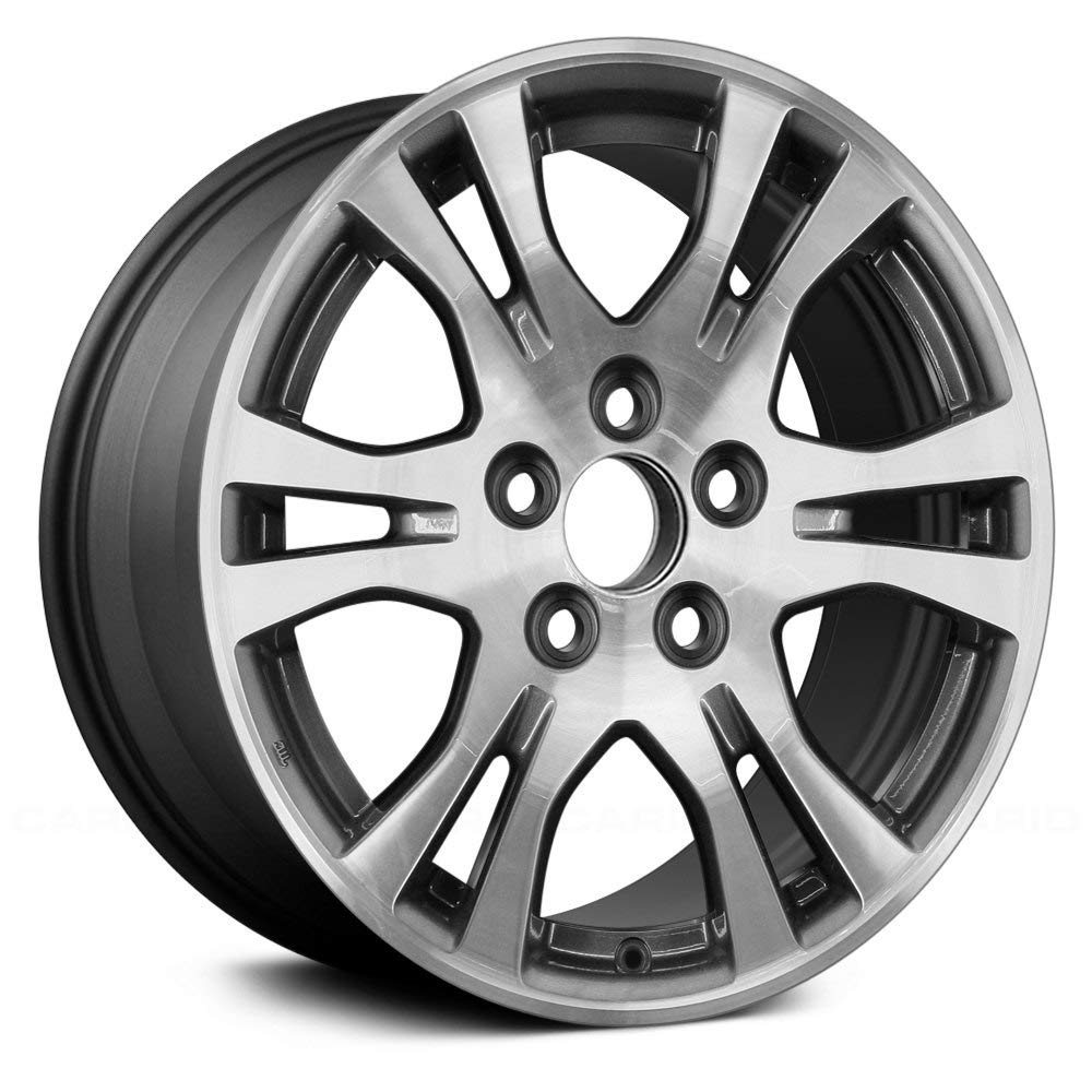 Honda Odyssey Replacement 6 Double Spokes Charcoal Gray Alloy Wheel - OEM Style Factory Wheel for 2005-2020 Odyssey | Perfect for Off-Road, Winter Tires & Custom Upgrades