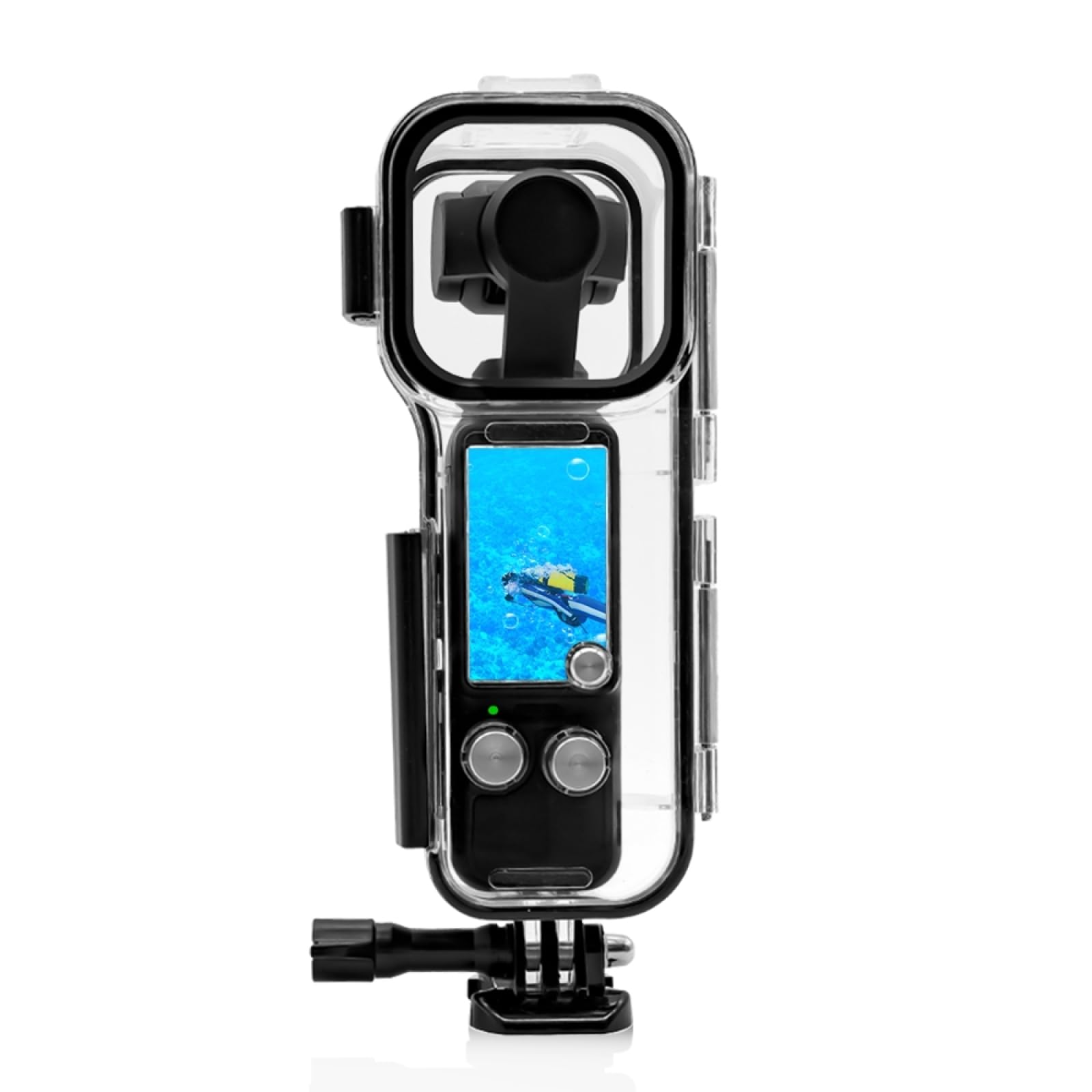 Andoer Waterproof Camera Case - IP68 Underwater Protective Housing for GoPro Hero 12/11/10/9, DJI Action, Sports Cameras - Ideal for Snorkeling, Diving, Surfing & Water Sports Accessories