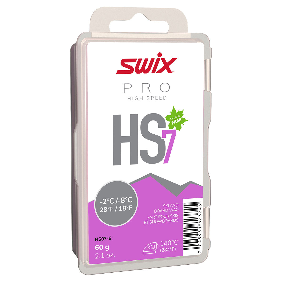 Swix PRO High Speed (HS) Ski Wax for Racing & Performance - Enhance Speed & Glide on Snow for Competitive Skiers