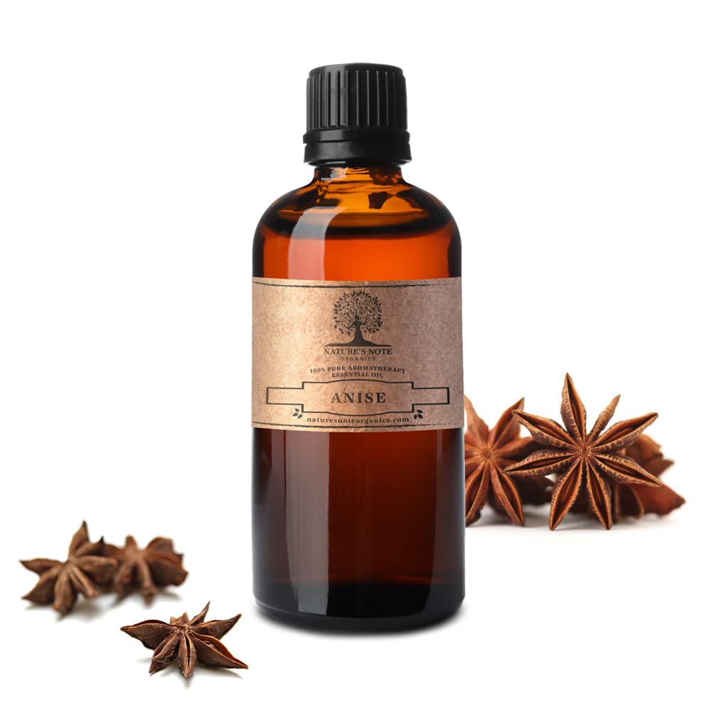 100% Pure Anise Essential Oil - Natural Aromatherapy Grade for Diffusers, Massage & DIY - 0.3 Fl Oz by Nature's Note Organics - Perfect for Relaxation, Stress Relief & Home Fragrance