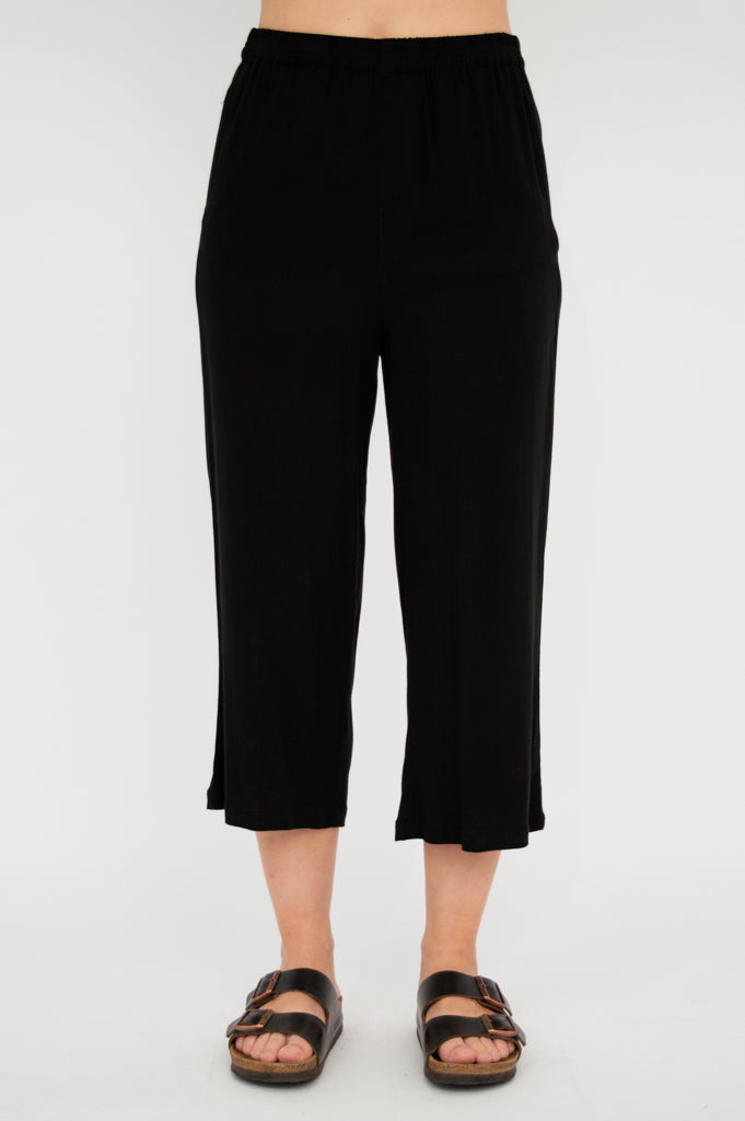 Bella Capri Black Linen Bamboo Women's Summer Dress - Perfect for Beach Vacations, Casual Outings, and Date Nights