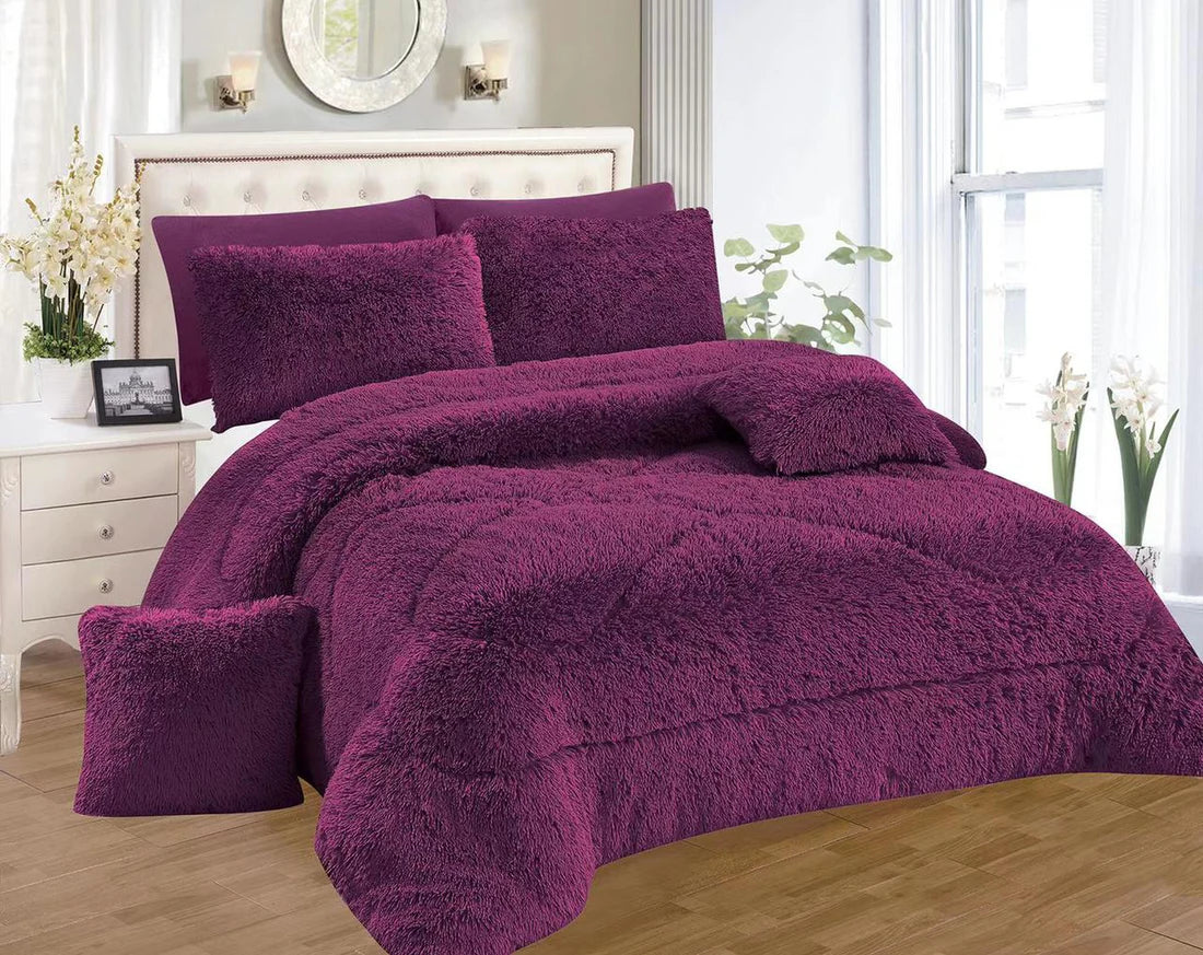 6x7 Fluffy Duvet Insert - Ultra Soft Down Alternative Comforter for All Seasons | Perfect for Bedroom, Guest Room & Cozy Nights
