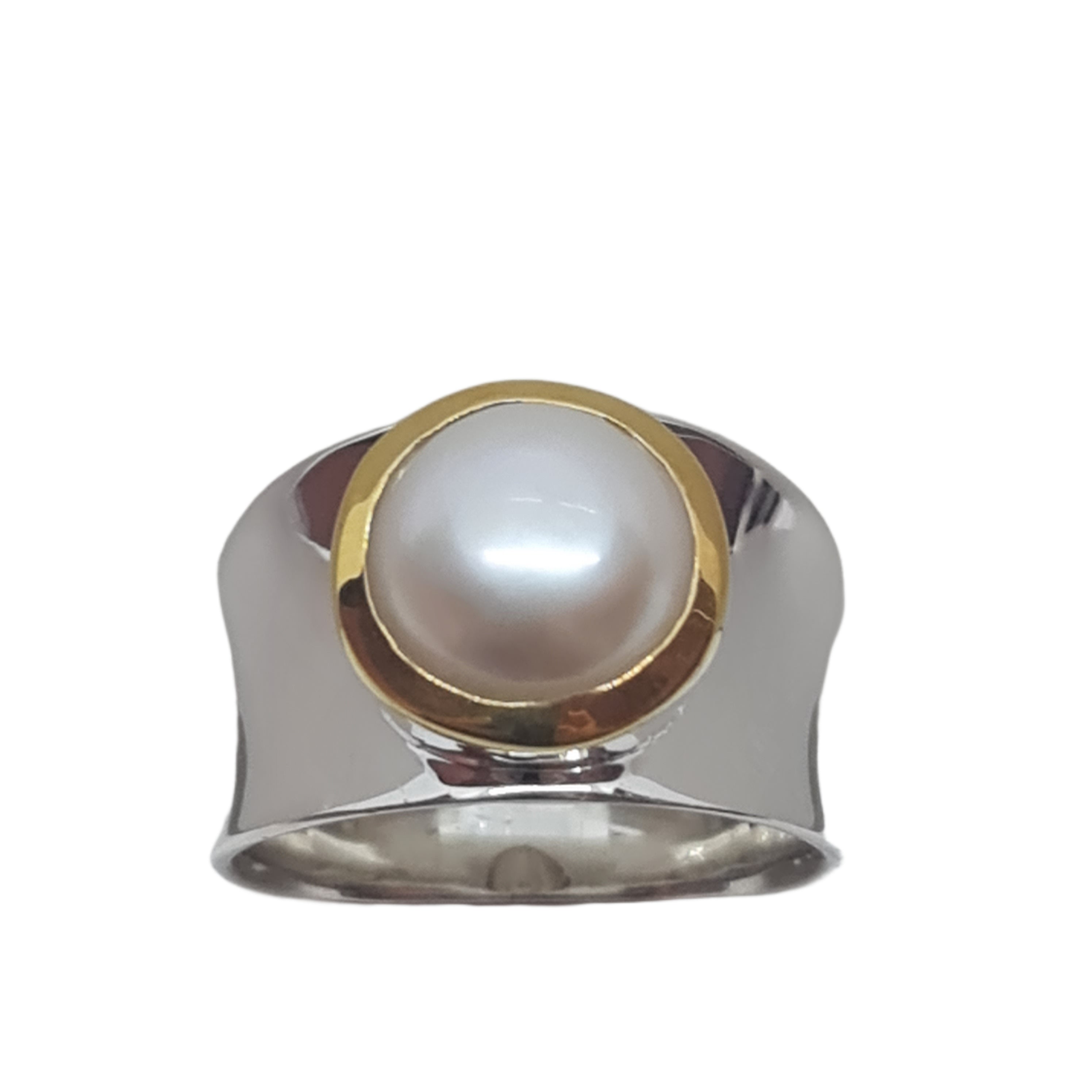Isabella Pearl Ring for Women - Elegant & Timeless Pearl Jewelry for Weddings, Anniversaries & Special Occasions
