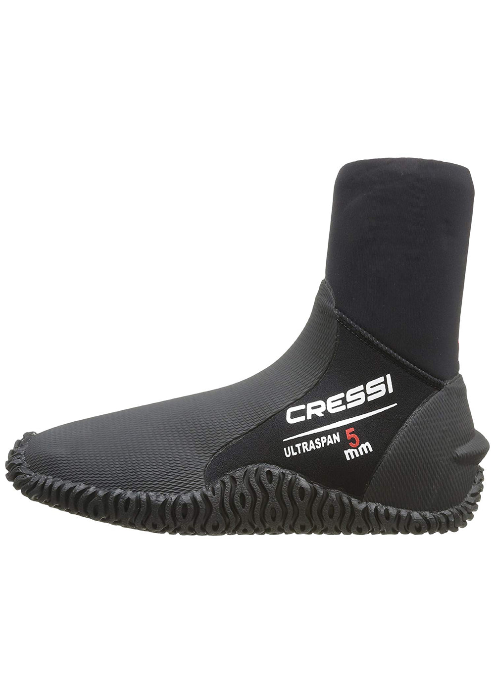 Cressi 5mm Neoprene Zipperless Scuba Diving Boots for Men & Women - Warm Waterproof Snorkeling & Spearfishing Footwear for Cold Water Adventures