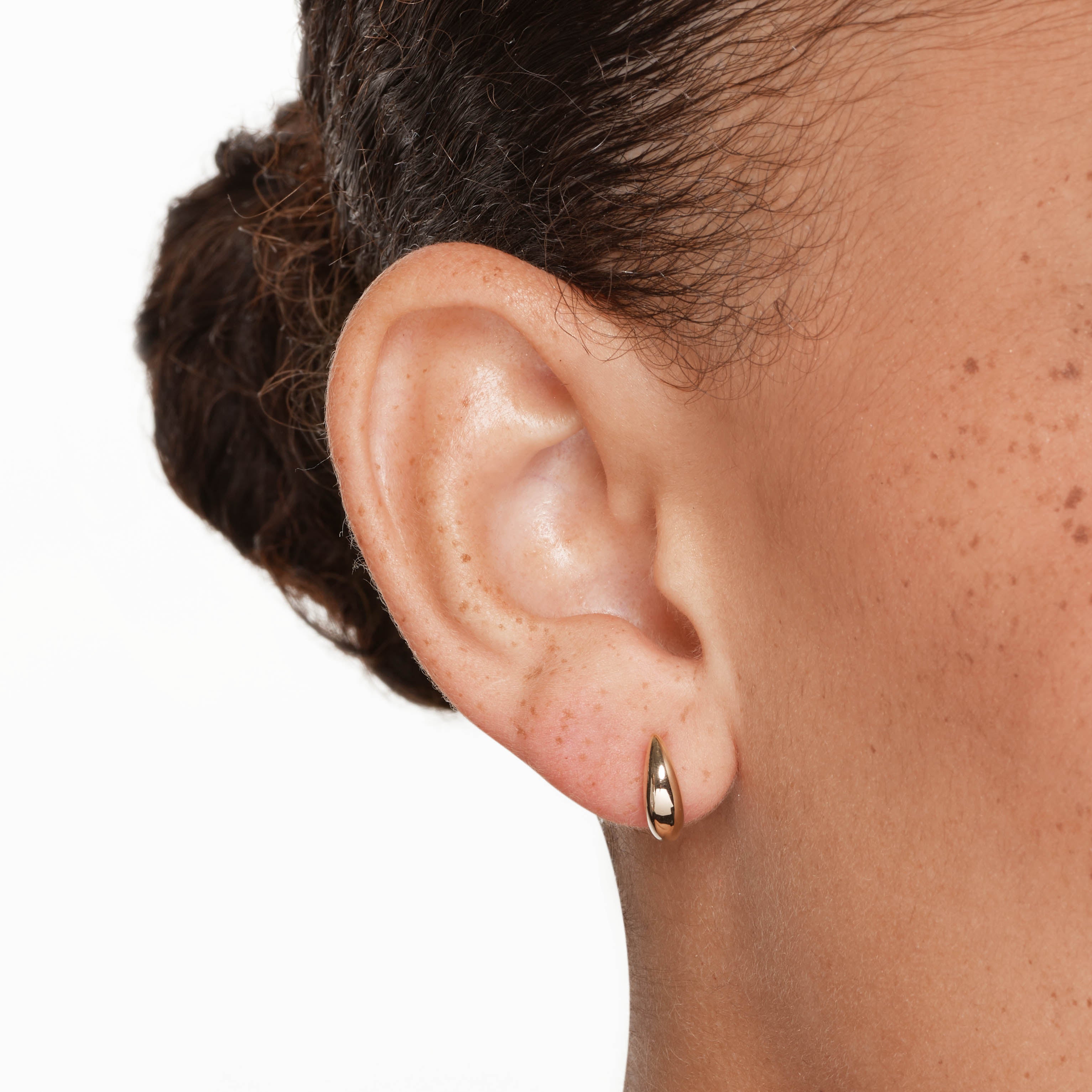 Mini Dome Stud Earrings - 14K Gold Plated Hypoallergenic Earrings for Women, Perfect for Everyday Wear & Special Occasions