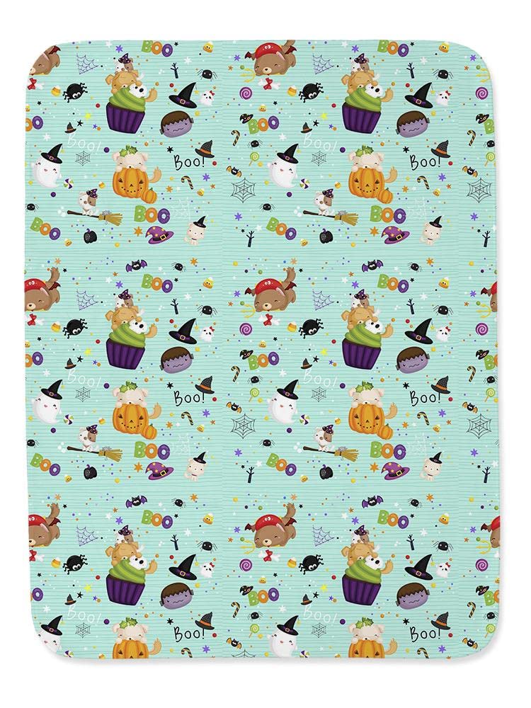 Smartprints Halloween Pet Blanket - Cozy Flannel Throw for Dogs & Cats - Perfect for Halloween Decor, Pet Costume Photo Shoots, and Cuddling on Cold Nights