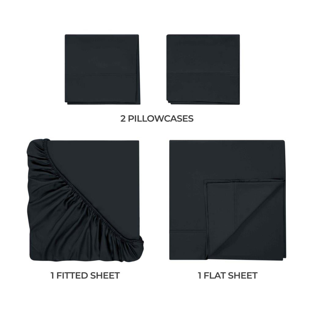 Premium 300 Thread Count Modal Deep Pocket Sheet Set - Soft & Breathable Bedding for Ultimate Comfort - Perfect for Master Bedroom, Guest Room, or Vacation Home