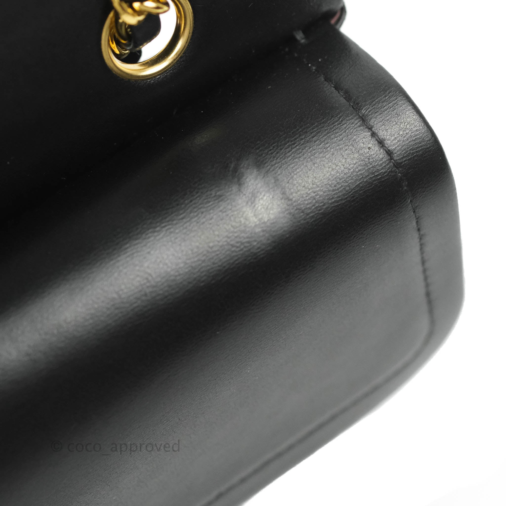 Chanel Classic Medium Double Flap Bag Black Lambskin Leather with Gold Hardware - Luxury Handbag for Women, Perfect for Evening Events & Special Occasions