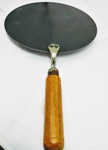 Tabakh 11-Inch Nonstick Flat Iron Tava Griddle - Heavy Duty Cast Aluminum Skillet for Roti, Chapati, Tortillas & More - Perfect for Stovetop, Gas & Induction Cooking