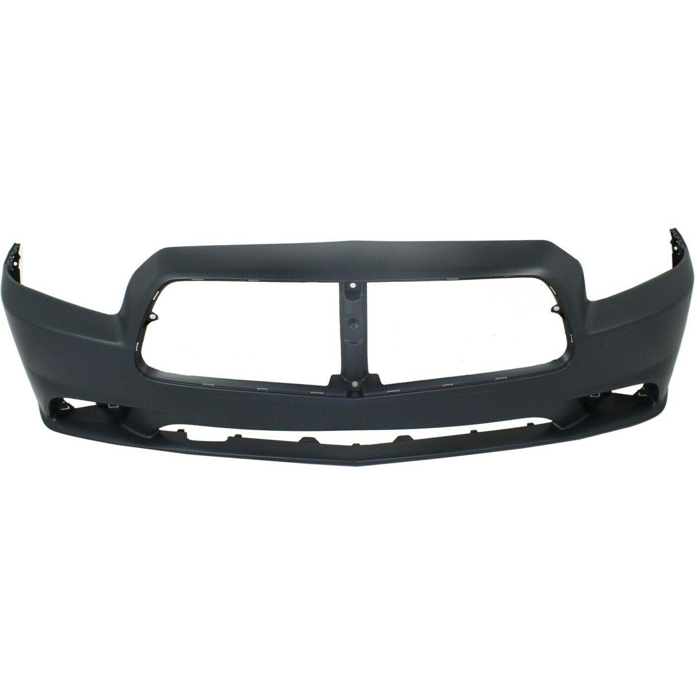 2011-2014 Dodge Charger R/T SE SXT Front Bumper Cover with Adaptive Cruise Control - Perfect Fit Replacement for Daily Driving & Commuting