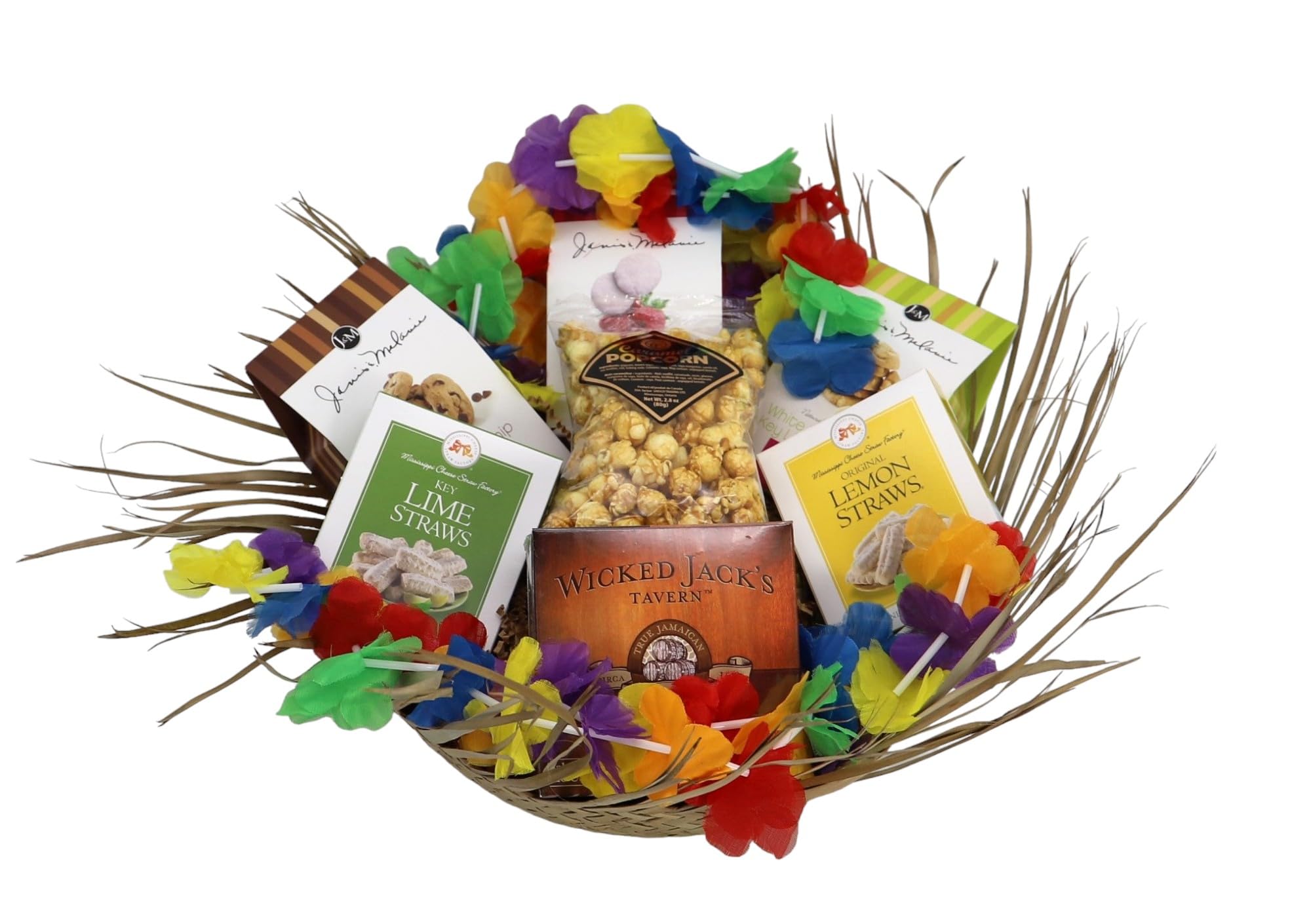Gift Basket Village 5 O'clock Somewhere Medium Gift Basket - Premium Assorted Snacks & Treats for Office Parties, Birthday Gifts & Corporate Events