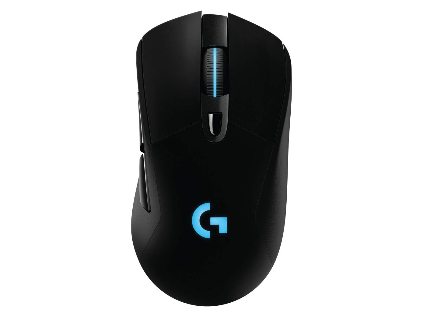 Logitech G703 Wireless Gaming Mouse - Lightspeed Technology, Powerplay Wireless Charging Compatible, German Package, Black - Perfect for PC & Console Gaming, Esports & Office Work