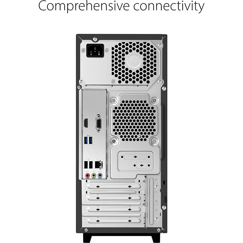 ASUS S300MA DH701 Mini Desktop PC - Intel Core i7 Processor, 8GB RAM, 512GB SSD, Compact Black Design for Home Office, Gaming & Entertainment