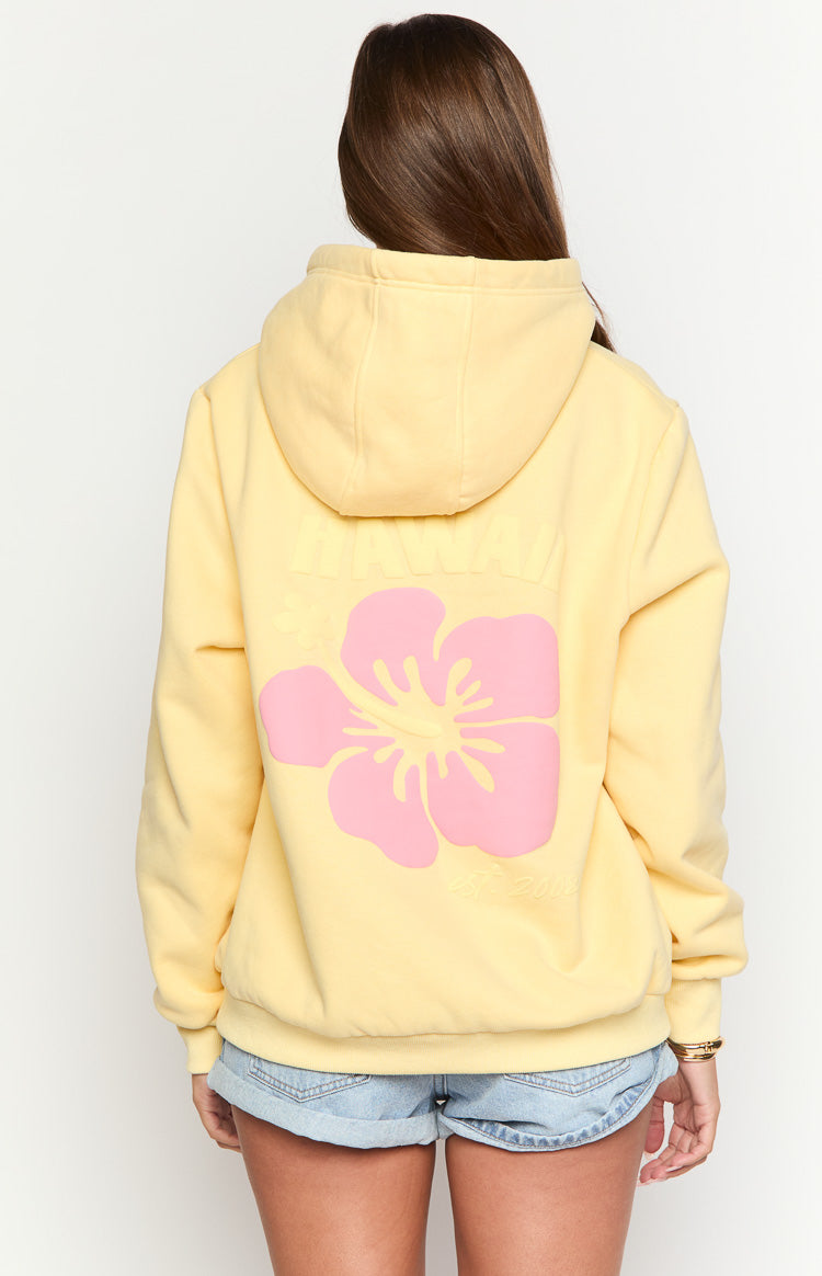 Beginning Yellow Hibiscus Hoodie - Soft & Stylish Pullover for Women & Men | Perfect for Casual Wear, Outdoor Activities & Street Fashion