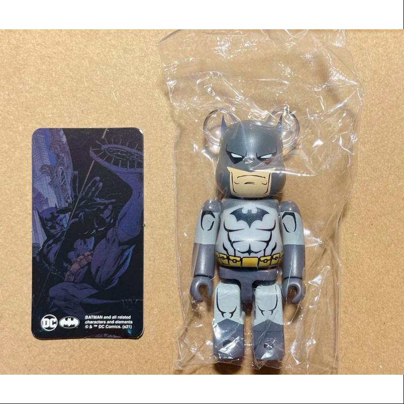 Bearbrick Series 43 HERO Batman Hush 100% Collectible Vinyl Figure - Limited Edition DC Comics Superhero Toy for Display & Gifts