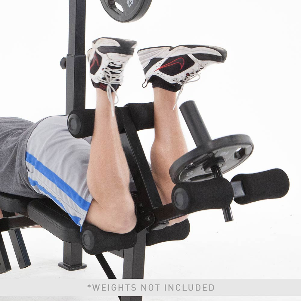 Marcy Club MKB 733 Olympic Weight Bench - Adjustable Strength Training Equipment for Home Gym | Perfect for Weightlifting, Bodybuilding & Fitness Workouts