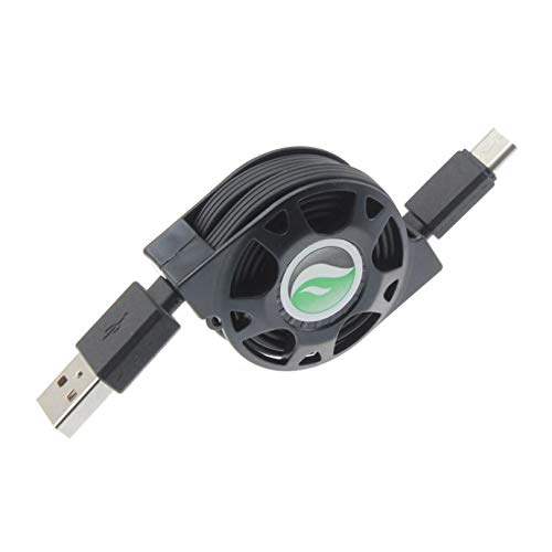 Retractable USB-C Charger Cable for Samsung Galaxy S21/S21+/S21 Ultra - Fast Charging & Sync Power Cord - Perfect for Travel, Office & Home Use