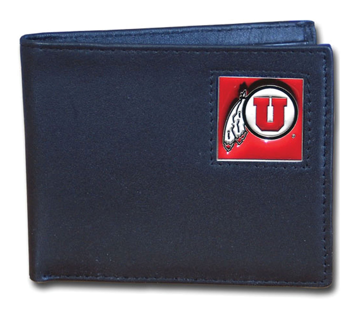 Siskiyou Sports NCAA Genuine Leather Bi-fold Wallet for Men - Stylish & Durable Slim Wallet for Everyday Use, Travel, and Gifts