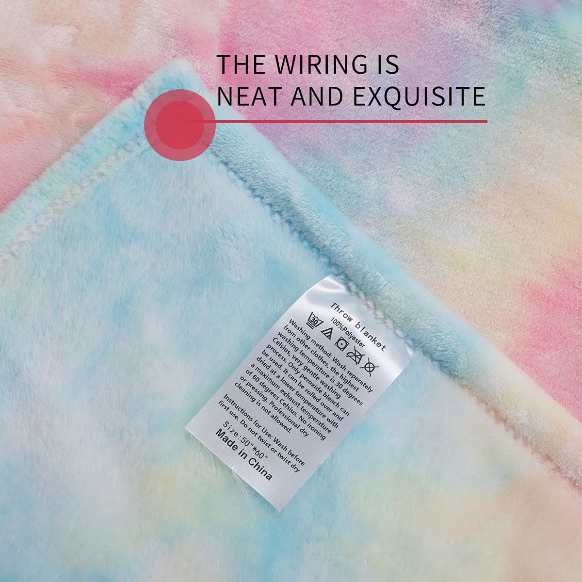 COCOPLAY W Soft & Cozy Throw Blanket for Couch & Sofa - Multi-Pink Twin Size (60''×80'') - Perfect for Living Room, Bedroom & Outdoor Use