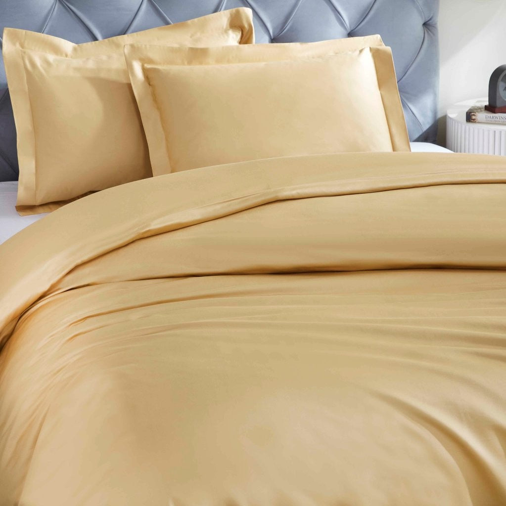 Luxury 1200 Thread Count Egyptian Cotton Duvet Cover Set - King Size, Soft Breathable Bedding for Hotel & Home Use