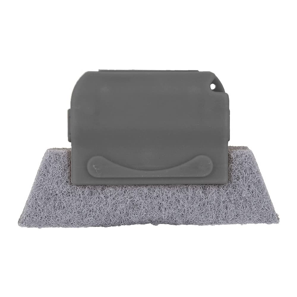 **Window Slot Cleaner Brush - Detachable for Window Grooves, Door Corners & Gaps - Grey - Perfect for Home, Office & Car Cleaning**