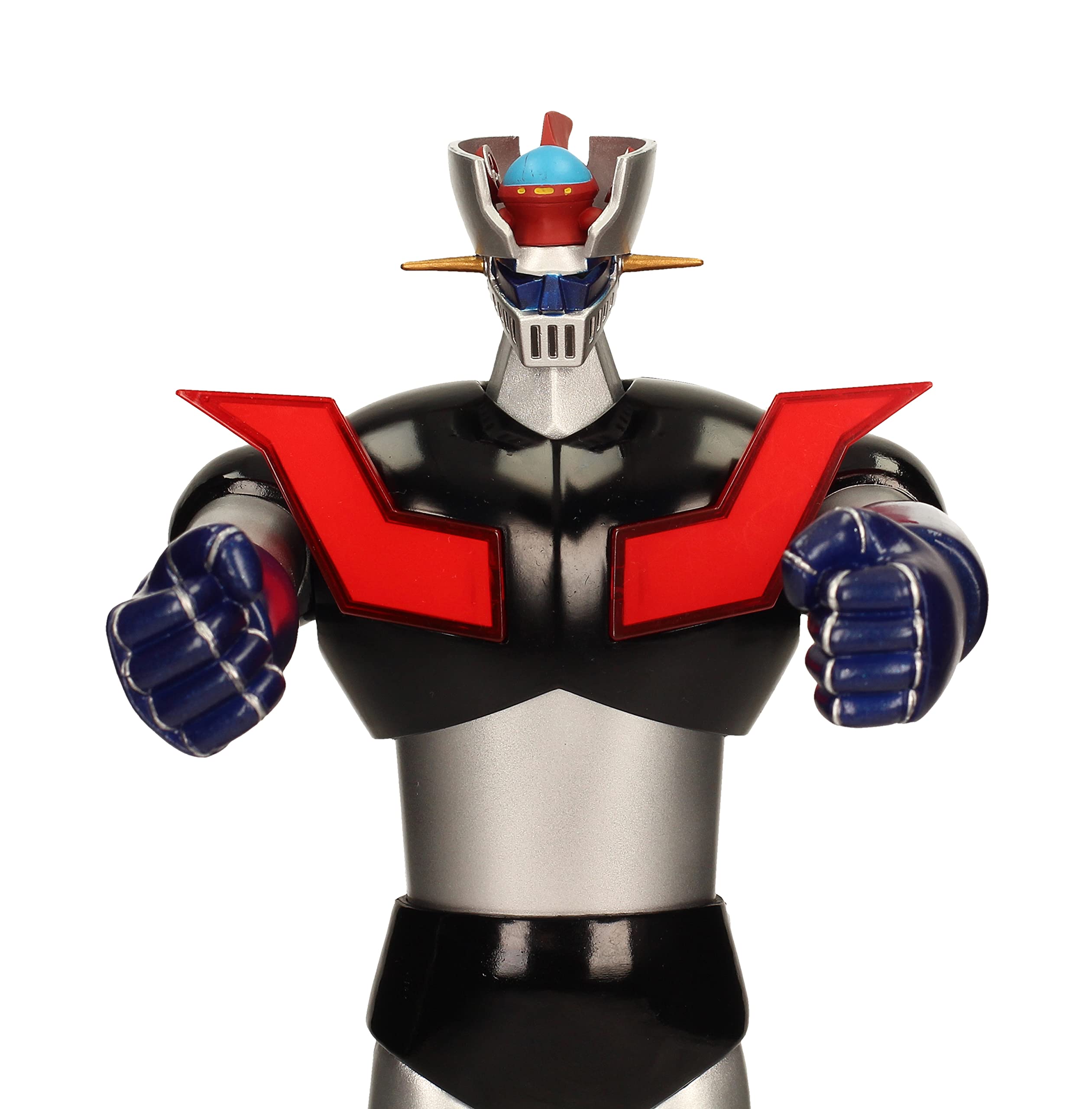 SD TOYS Mazinger Z 12-Inch Collectible Action Figure with LED Light Effects - Perfect for Anime Fans, Display & Gift Giving