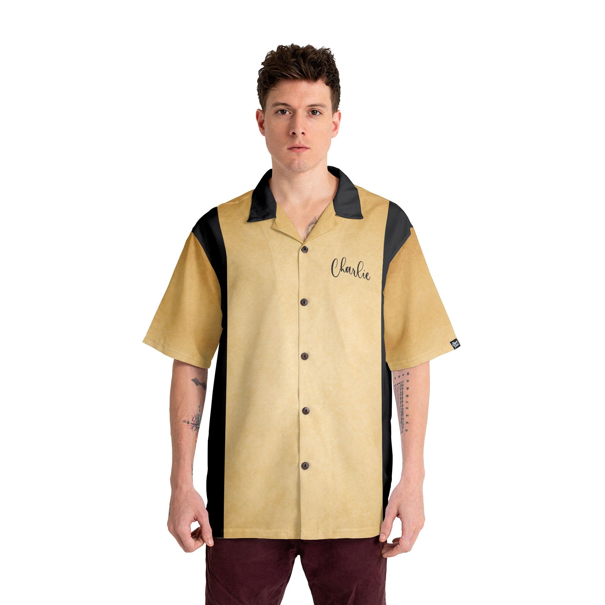 Custom Personalized Bowling Shirts with Names for Men & Women | Retro Hawaiian Style Bowling Team Uniforms | Perfect for Bowling Leagues, Tournaments & Themed Parties