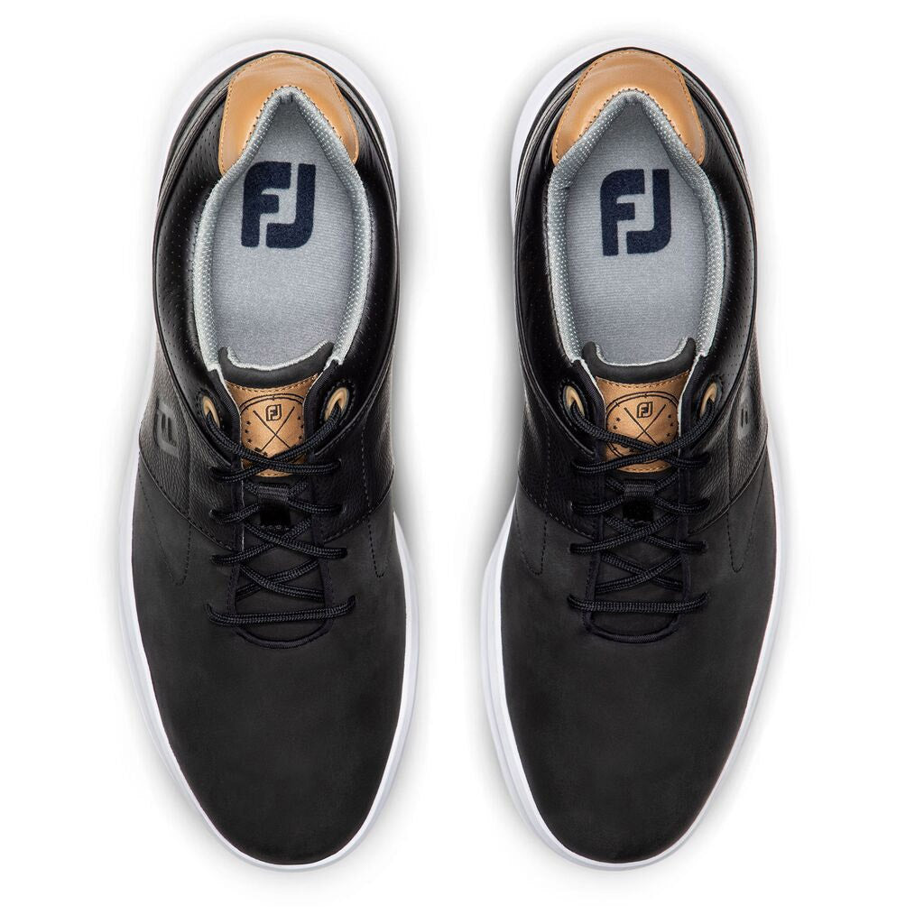 FootJoy Contour Series Men's Golf Shoes - Black Spiked Golf Shoes for Men | Waterproof & Comfortable Golf Footwear for Walking Courses & Tournaments