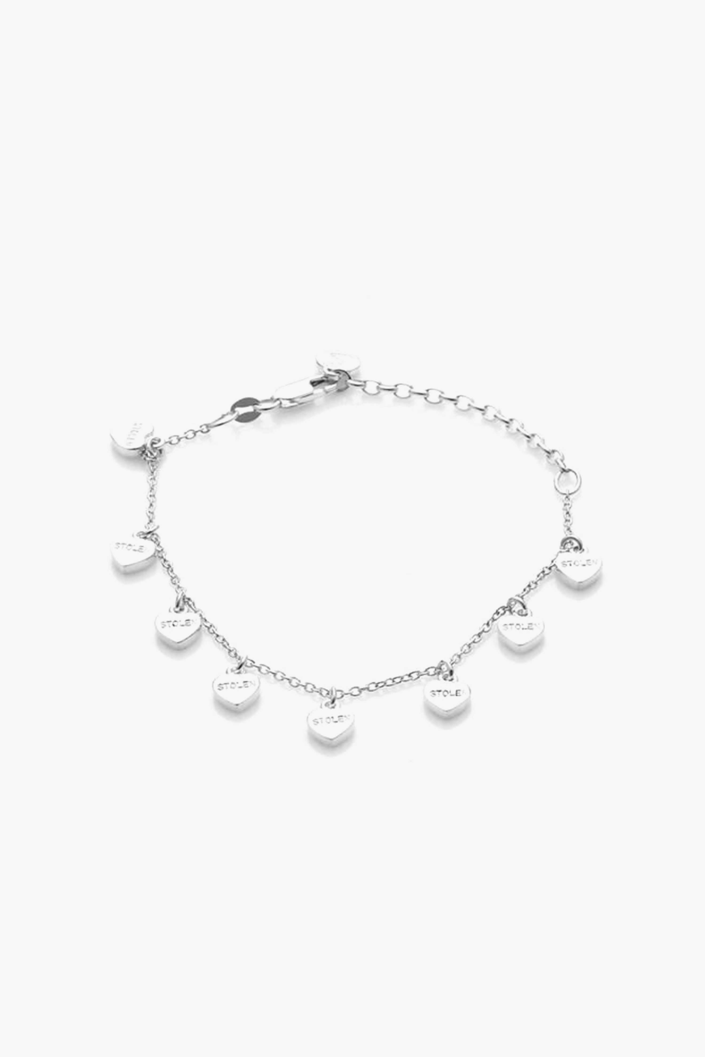 Stolen Heart Bracelet Sterling Silver - Elegant Jewelry Gift for Women, Perfect for Valentine's Day & Anniversaries