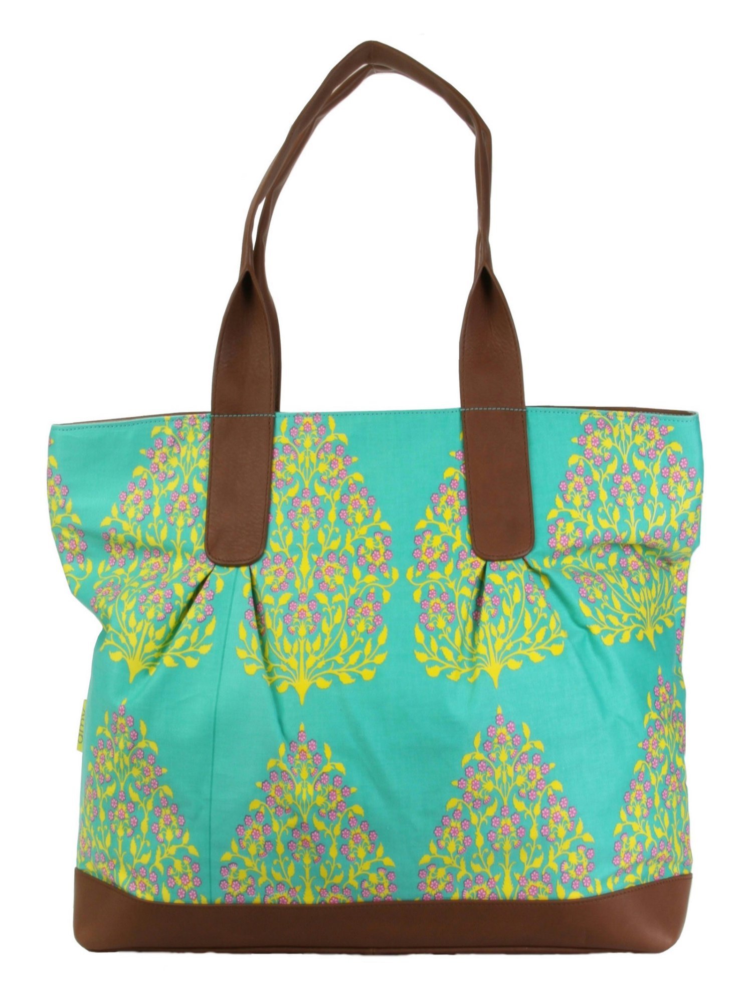 Amy Butler Abina Tote Bag - Stylish Henna Tree Mineral Print Handbag for Women | Perfect for Work, Travel & Everyday Use