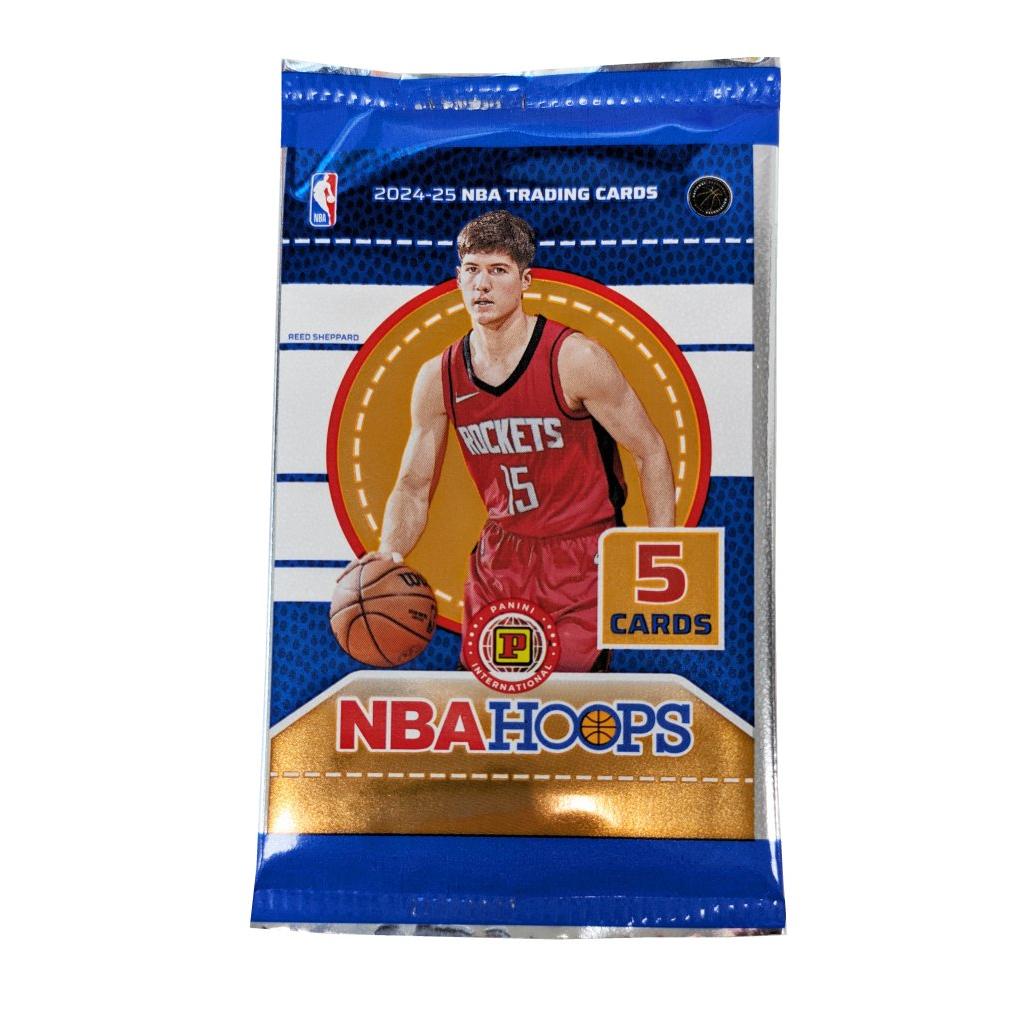 2024-2025 Hoops Basketball Gravity Feed Trading Cards - 5 Cards per Pack - Perfect for Collectors, Fans & Fantasy Sports Enthusiasts
