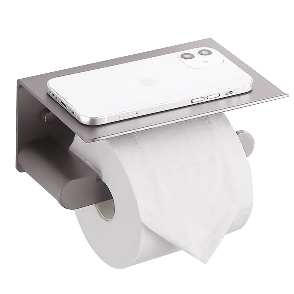 Wall-Mounted Toilet Paper Holder with Free Perforation - Bathroom Tissue Roll Storage Rack (17x129cm, Multiple Colors) | Space-Saving Solution for Small Bathrooms & Powder Rooms