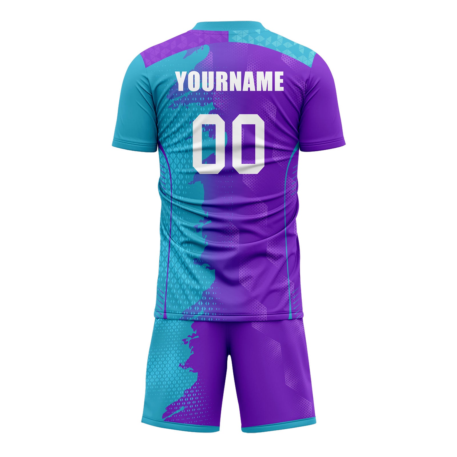 Custom Blue & Purple Soccer Jersey Sets - Personalized Team Uniforms SCJ101 D020210 for Men, Women & Youth - Perfect for Matches, Training & Fan Gear