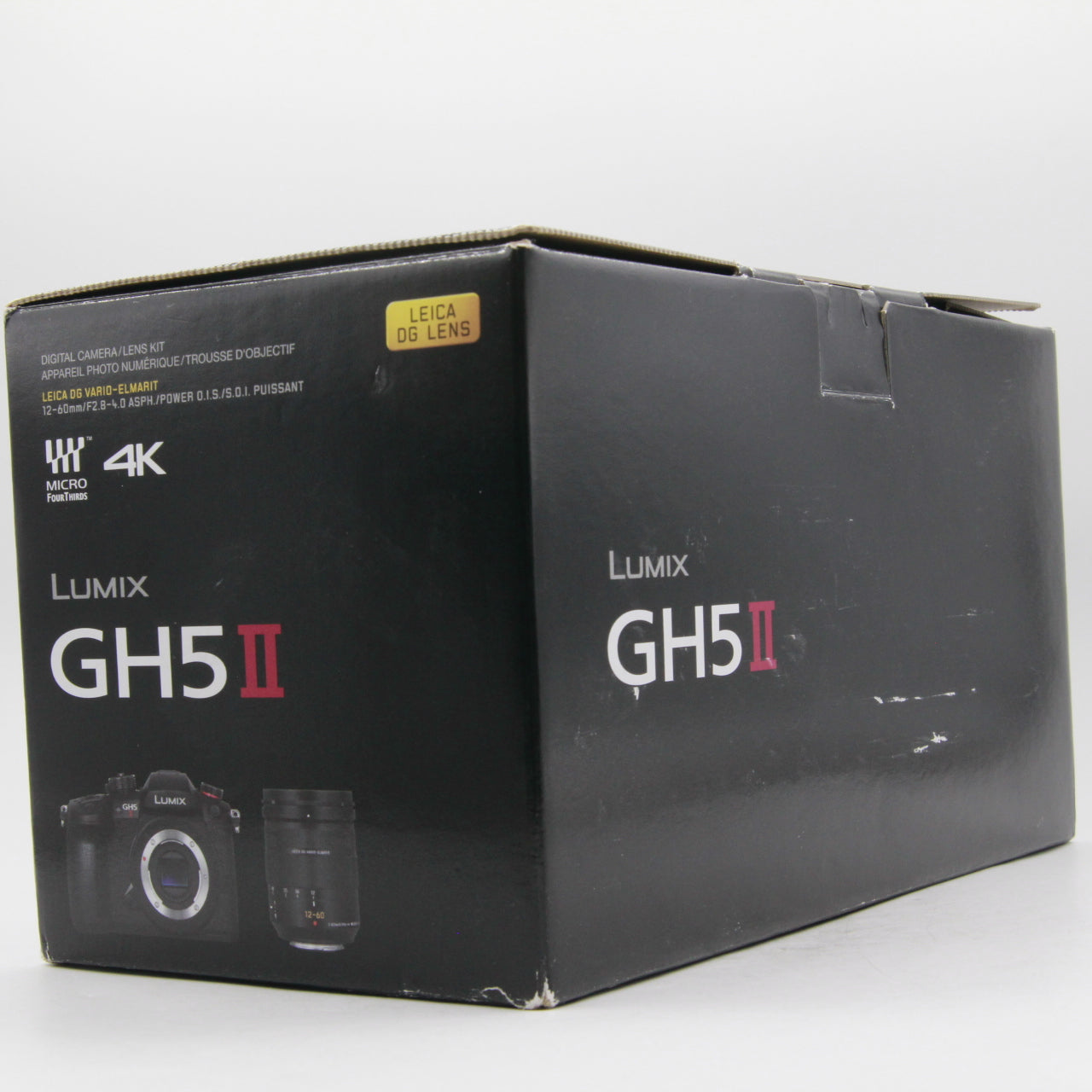 Open Box Panasonic Lumix GH5M2 Mirrorless Camera with 12-60mm f/2.8-4.0 Leica Lens Kit - Professional 4K Video & Photography for Vlogging, Travel & Content Creation