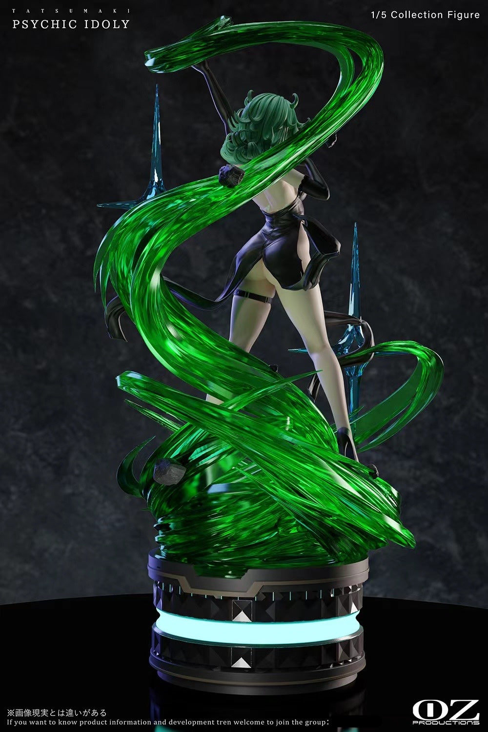 OZ Productions Tatsumaki Psychic Idoly Anime Figure - Psychic Power Doll Collectible for Anime Fans | Perfect for Display, Cosplay, and Gift Giving