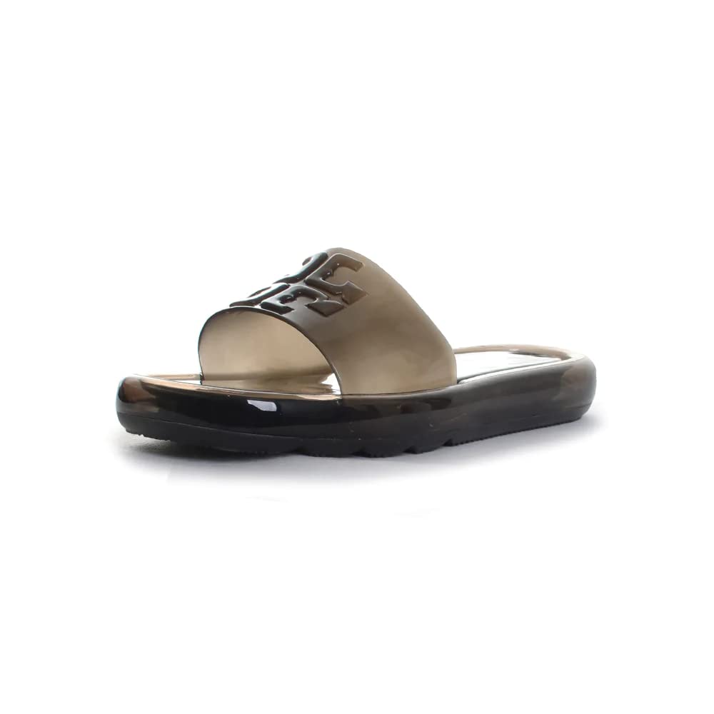 Tory Burch Women's Bubble Jelly Logo Slide Sandals - Comfortable Jelly Shoes for Beach, Pool & Summer Outfits