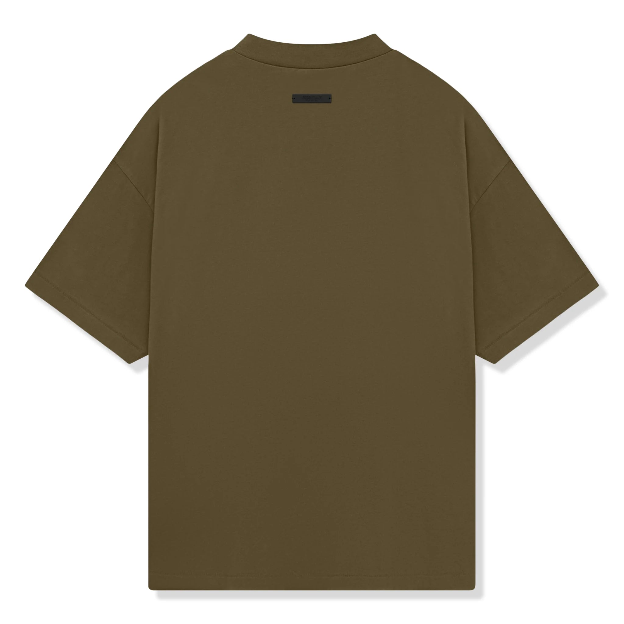 Fear of God Essentials Jersey Crewneck T-Shirt - Olive Green Casual Tee for Men | FW24 Collection | Perfect for Streetwear & Everyday Outfits
