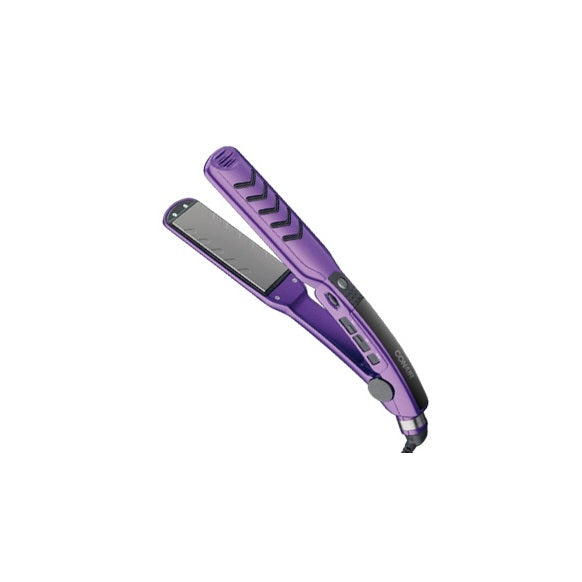 Conair CS26 1.5 Inch Ceramic Hair Straightener - Dual Voltage 110V/220V for Travel - Salon Smoothing for Straight & Curly Hair at Home or On The Go